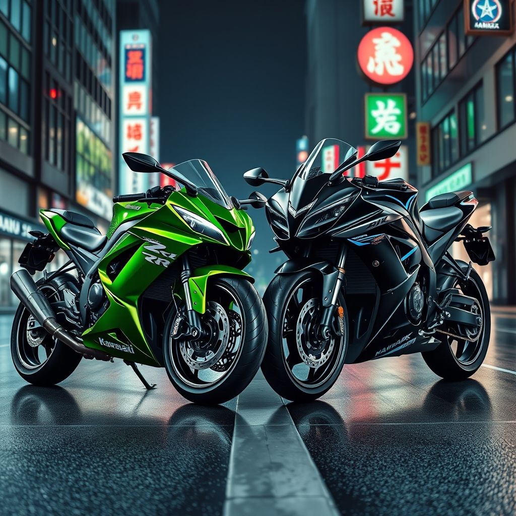 ZX4R กับ R7